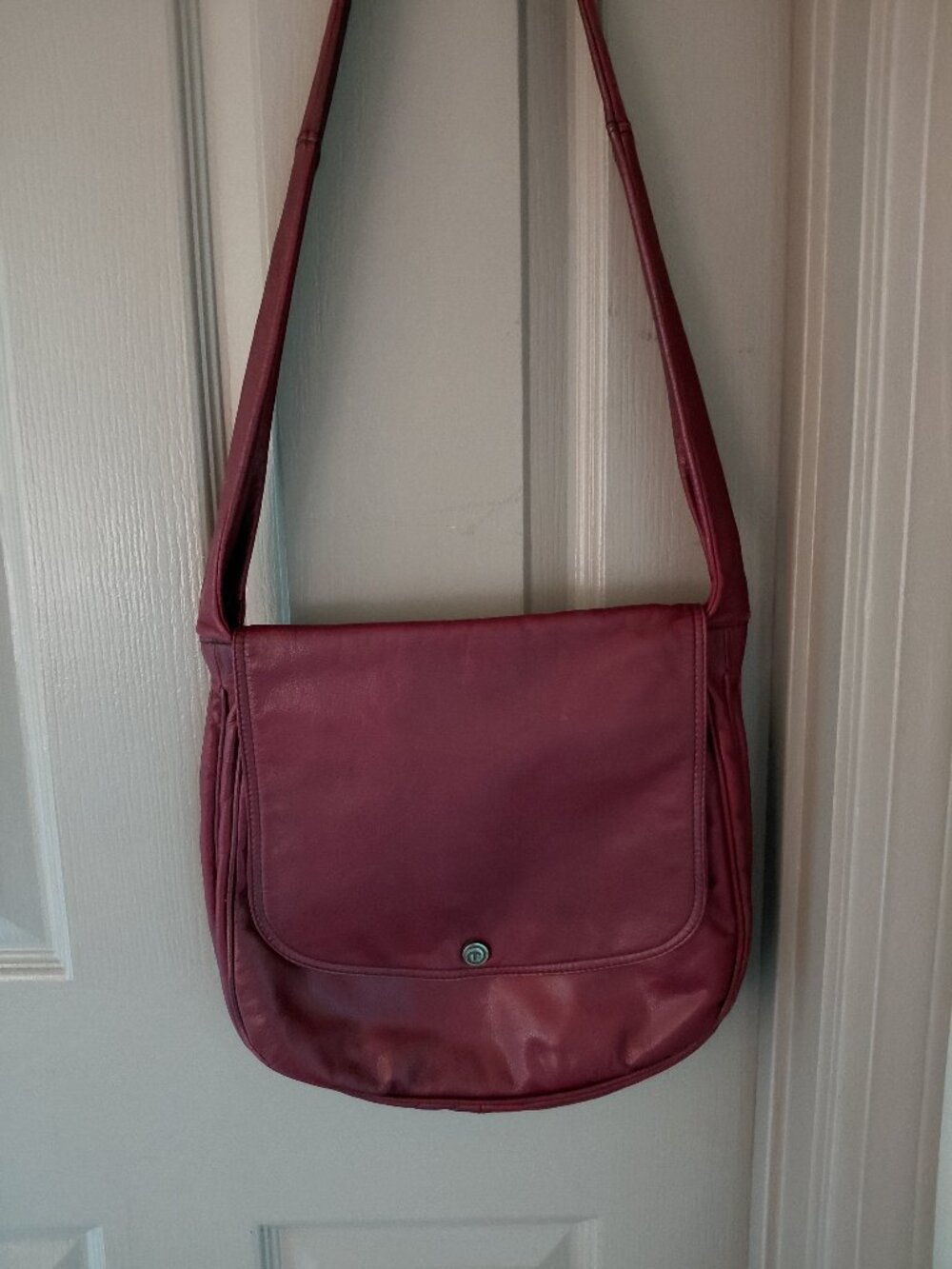Tuscan Red Italian Leather